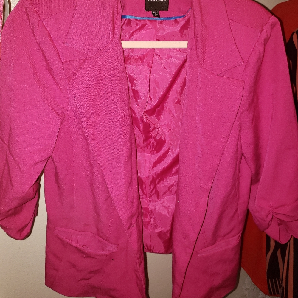 Hot pink blazer